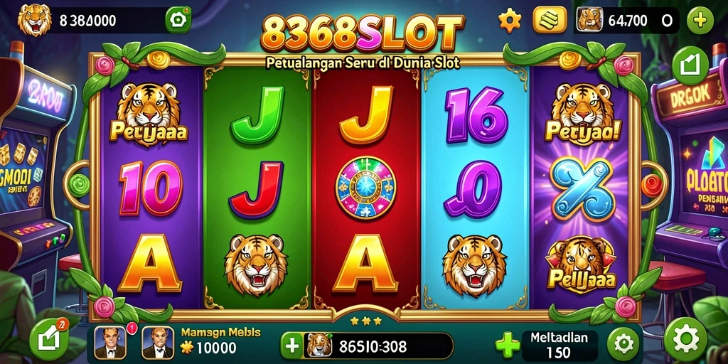 Tampilan gameplay seru dari 8368SLOT yang penuh petualangan.