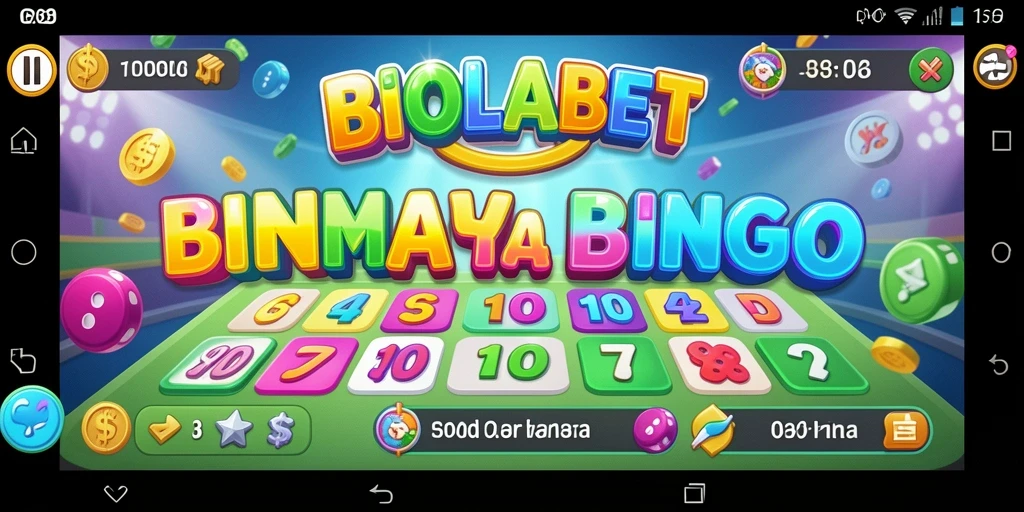 Screenshot dari gameplay Bingo yang seru di BIOLABET.