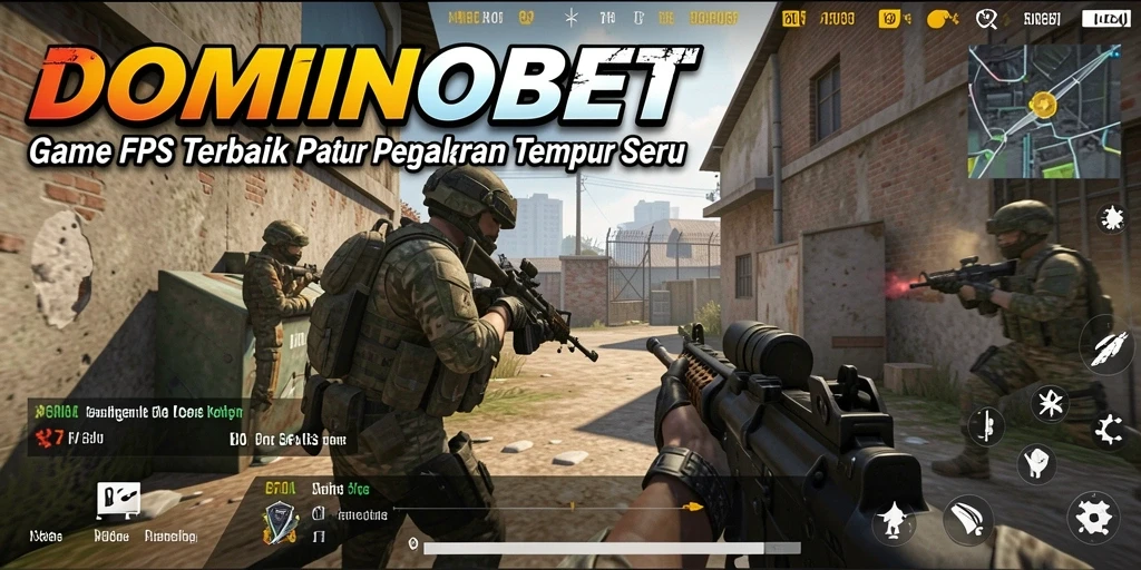 Screenshot gameplay intens di DOMINOBET yang menunjukkan aksi tempur.