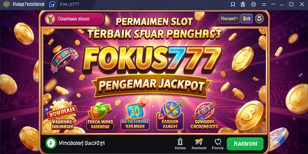 Tampilan gameplay FOKUS777 yang menarik dan mendebarkan.