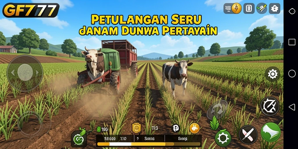 Tampilan gameplay menarik di dunia pertanian GF777.