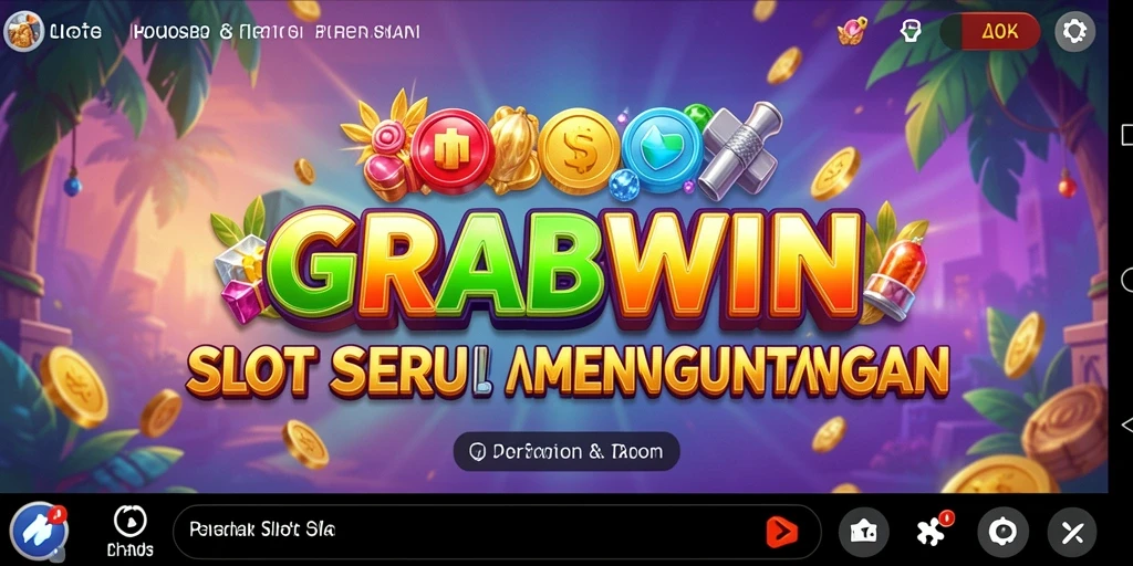 Tampilan gameplay menarik dalam GRABWIN yang penuh warna.