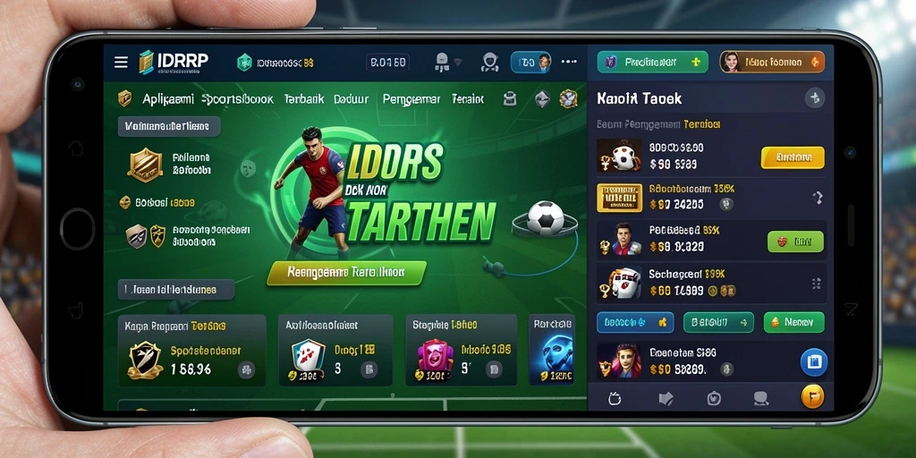 Tampilan gameplay IDRRP yang menarik dan interaktif saat taruhan olahraga.