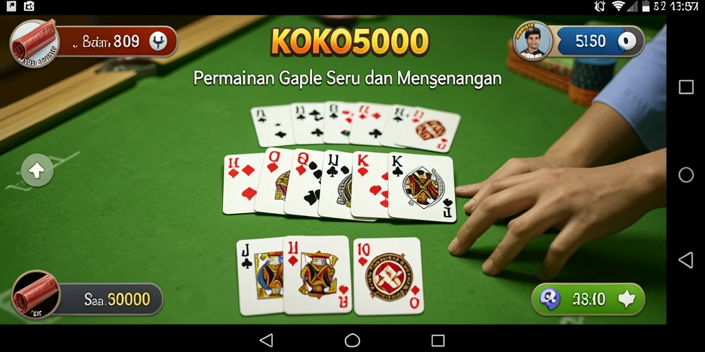 Tampilan gameplay KOKO5000 yang penuh warna dan menarik.
