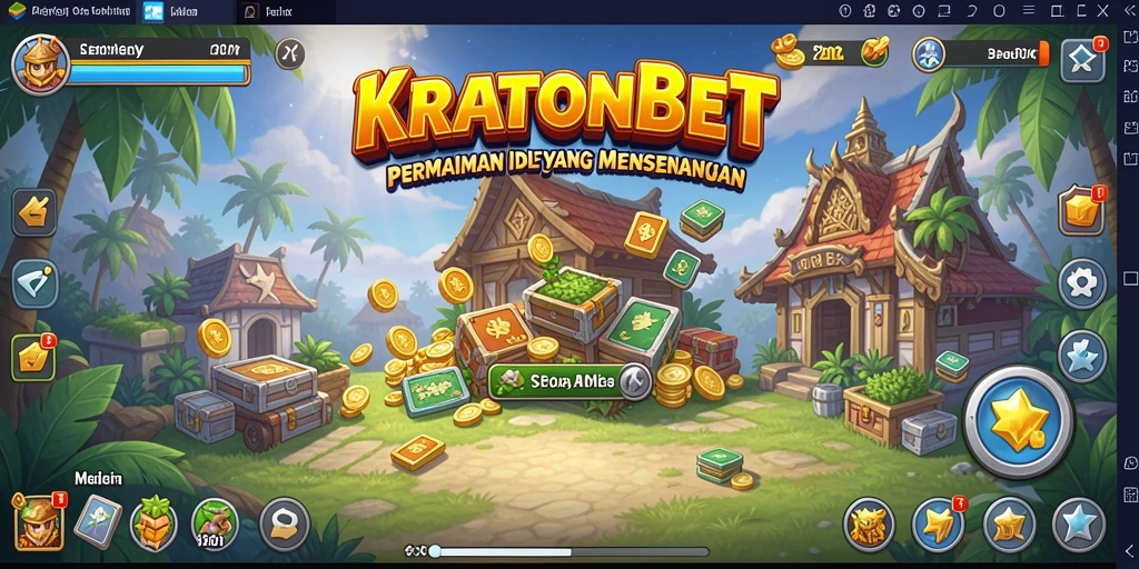 Tangkapan layar gameplay seru dari KRATONBET yang menunjukkan mekanika Idle.
