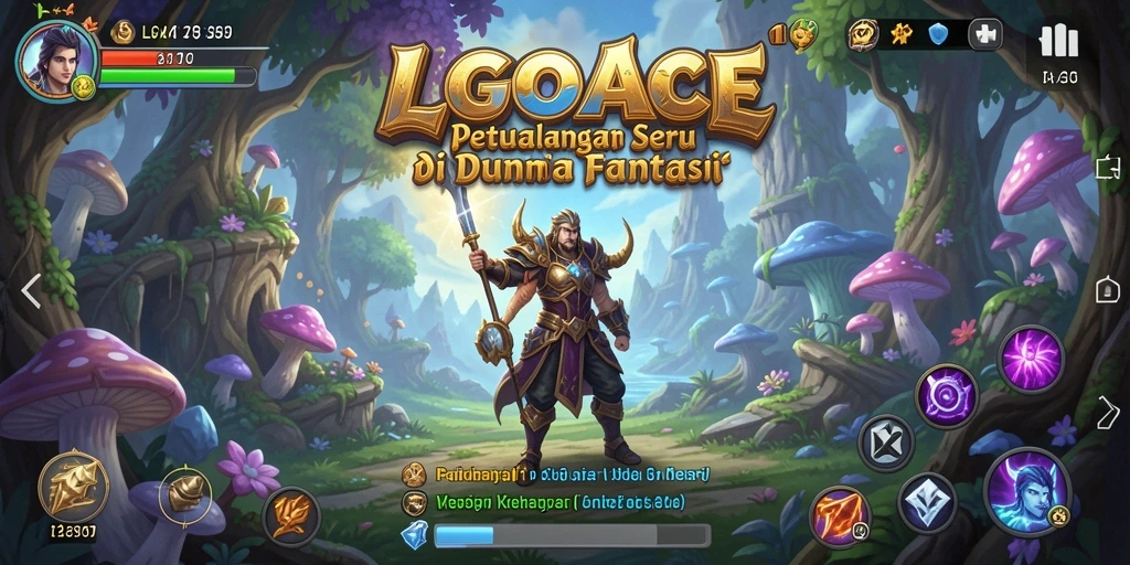 Tampilan gameplay LGOACE yang menarik dan penuh tantangan di dunia petualangan.