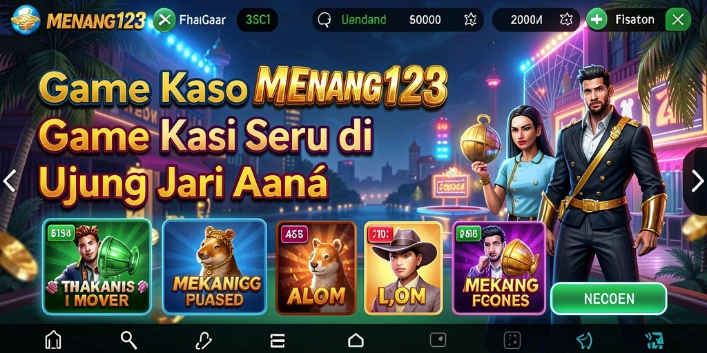Tampilan gameplay menegangkan dari MENANG123 dengan grafis memukau.