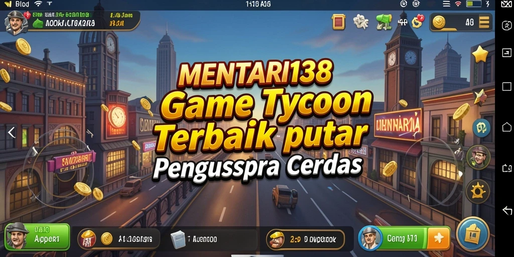 Tampilan menarik gameplay Tycoon yang mendebarkan.
