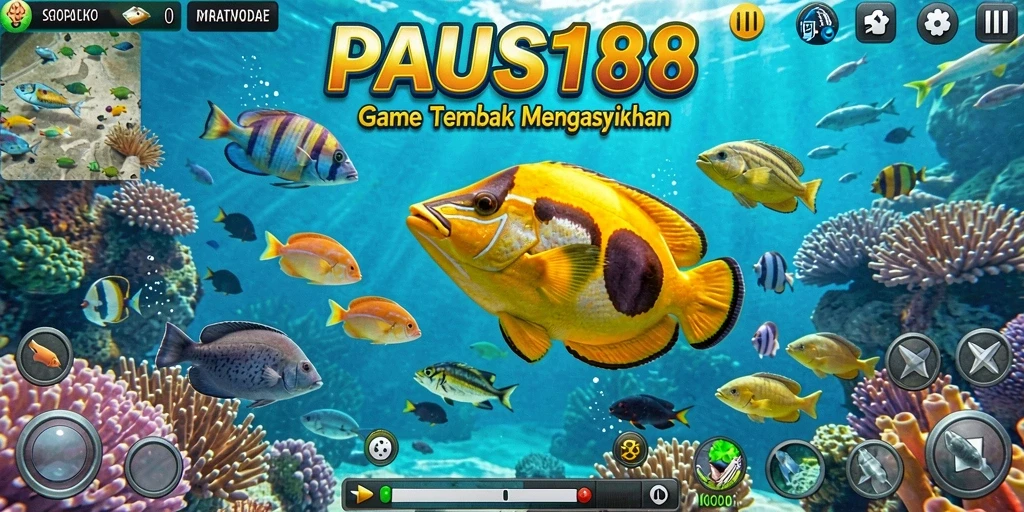 Gameplay seru menembak ikan di PAUS188.