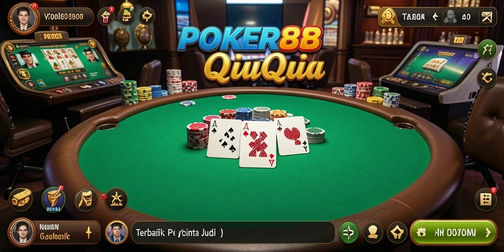 Tampilan gameplay QiuQiu yang menarik dan interaktif.