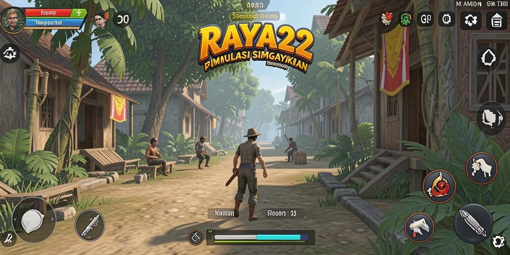 Tampilan gameplay RAYA22 yang menawan dan realistis.