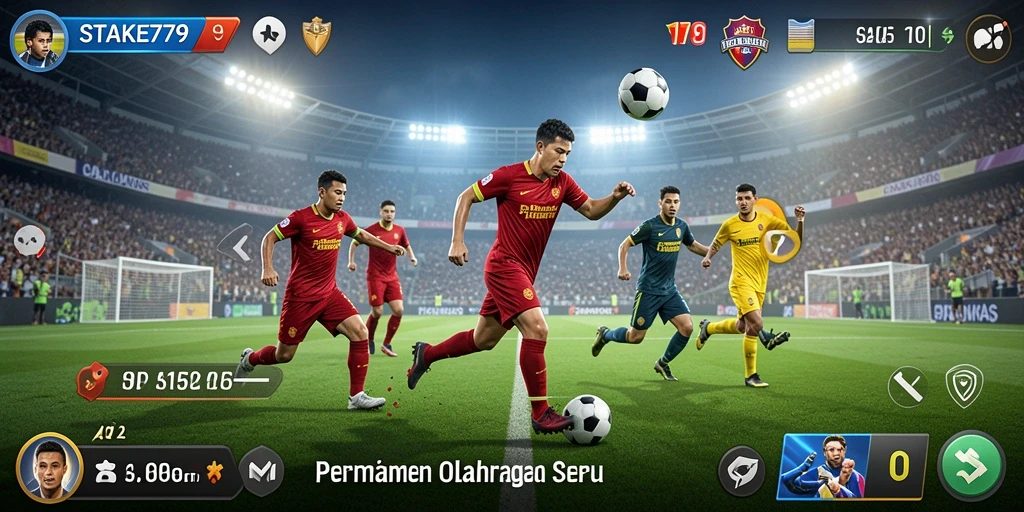 Tampilan gameplay menarik dari STAKE779 dengan aksi olahraga yang seru.