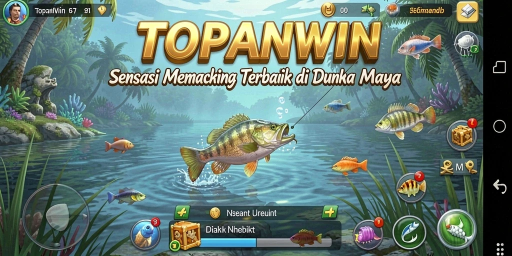 Tangkapan ikan menakjubkan dalam gameplay TOPANWIN.