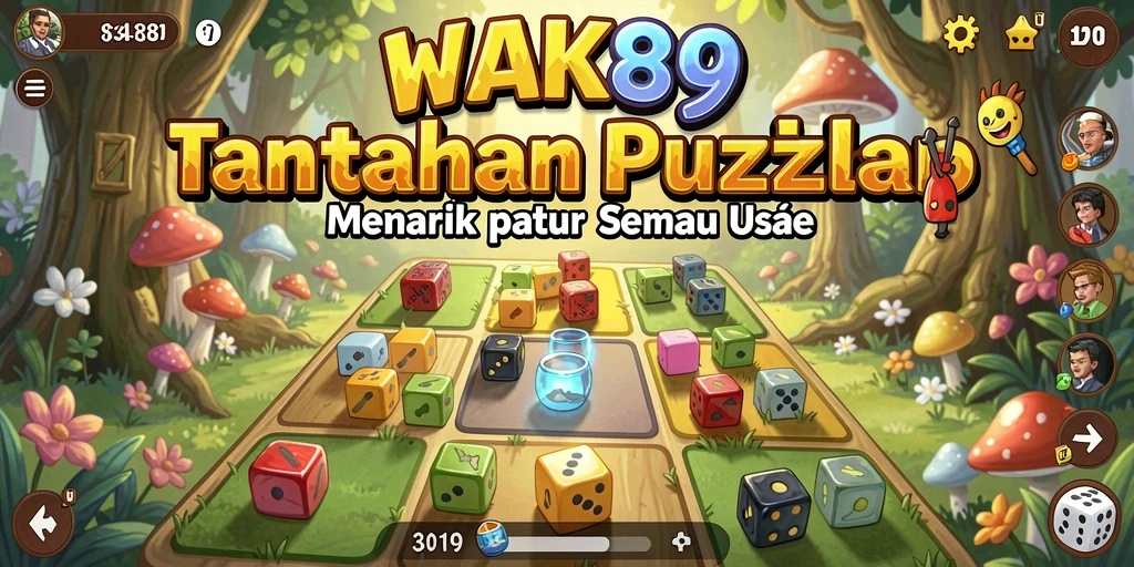 Screenshot WAK89 menampilkan gameplay Puzzle yang seru dan menantang.
