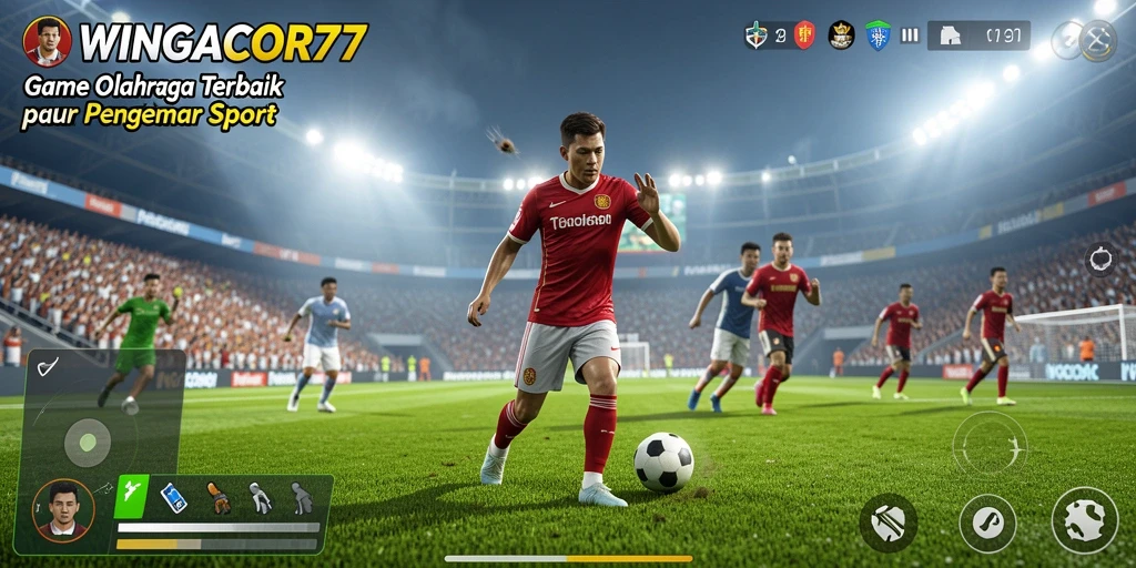 Tampilan gameplay menarik dari WINGACOR77 yang menggambarkan aksi olahraga.