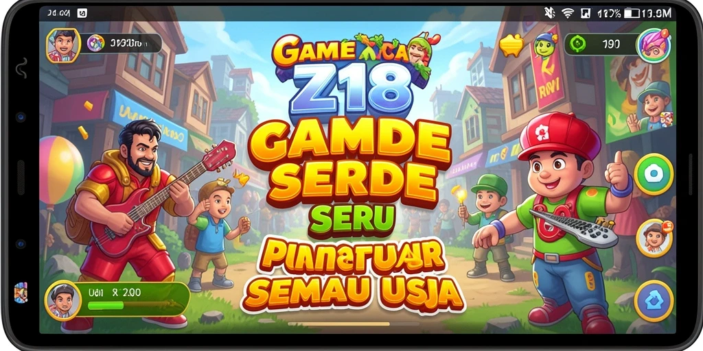 Tampilan gameplay seru Z18 yang penuh aksi dan tantangan.